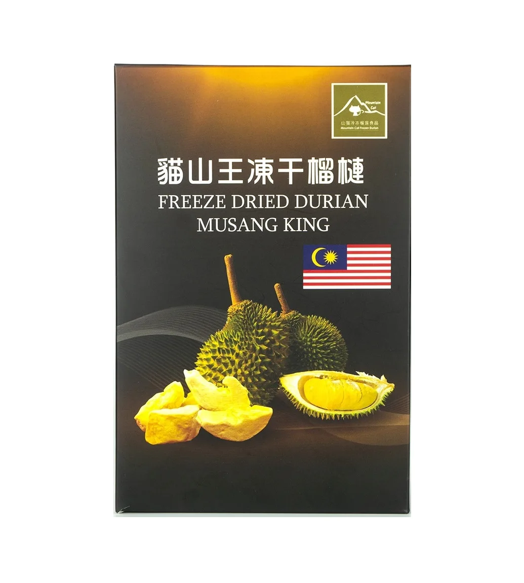 Замороженные сушеные фрукты дуриана, 100% натуральные дуриан D24, готовые к употреблению закуски, поставщик из малайзии