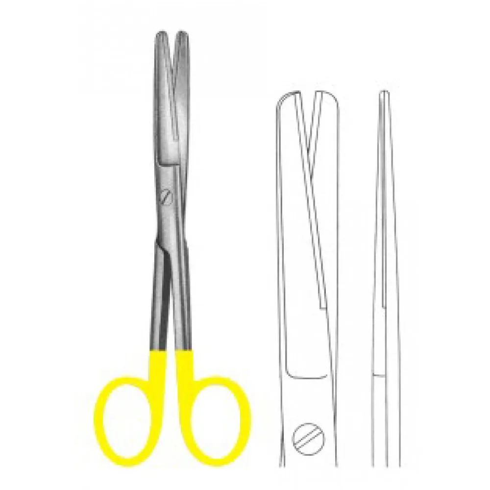 
Scissors With Tungsten Carbide Inserts Mayo Lexer Straight 16Cm 