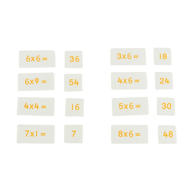 MA056 Multiplication Equations and Products Box  for  school  educational wooden kids baby  montessori  mathematics   toys