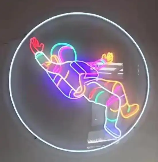 Multi-color LED Neon Digital Business Sign Promotional LED Signage Flexible Rope Light Ultra-Thin Light LED Strip