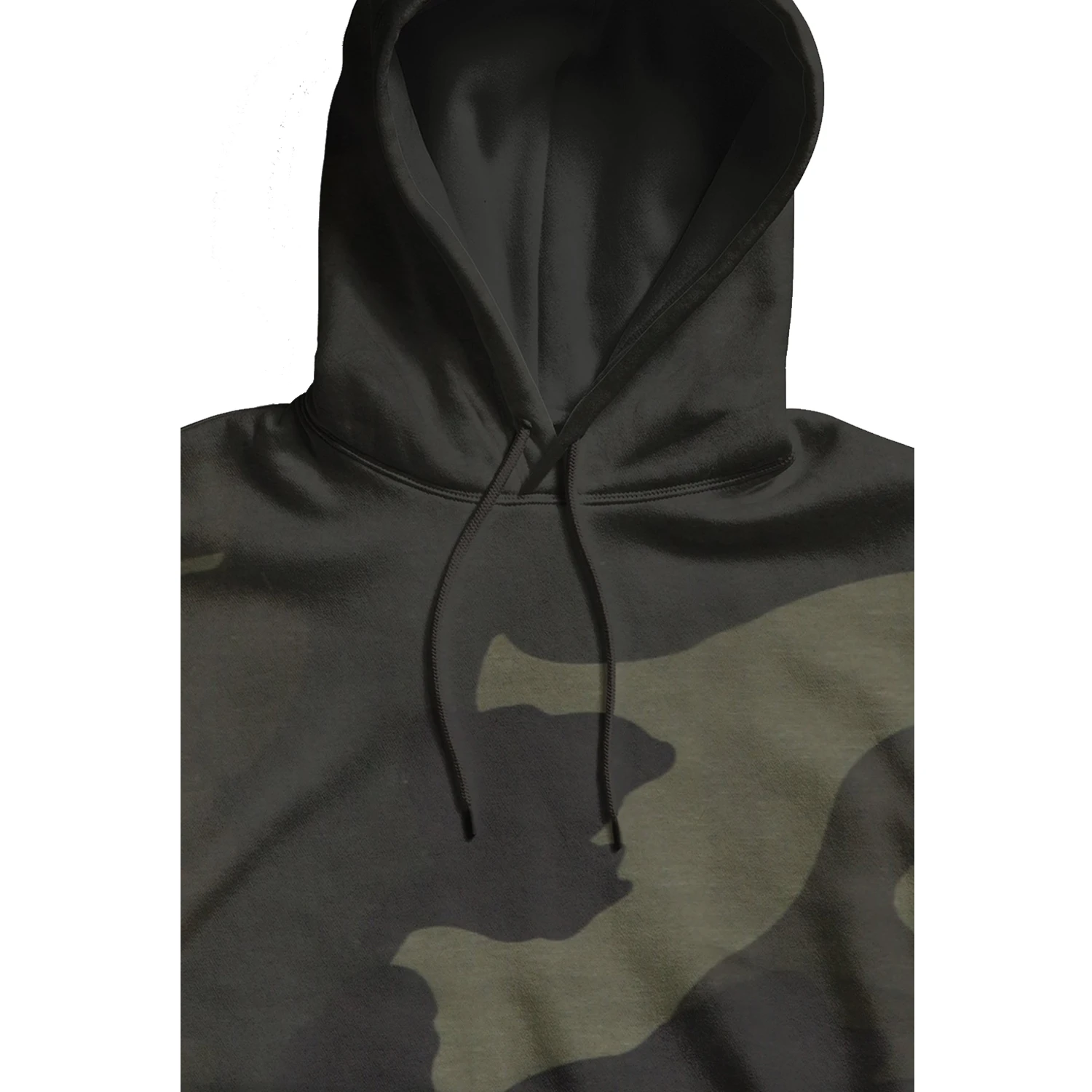 Custom Logo 100% Polyester Sportswear Popular Army Camo Pullover Drawstring Hood Kangaroo Pocket Hoodie