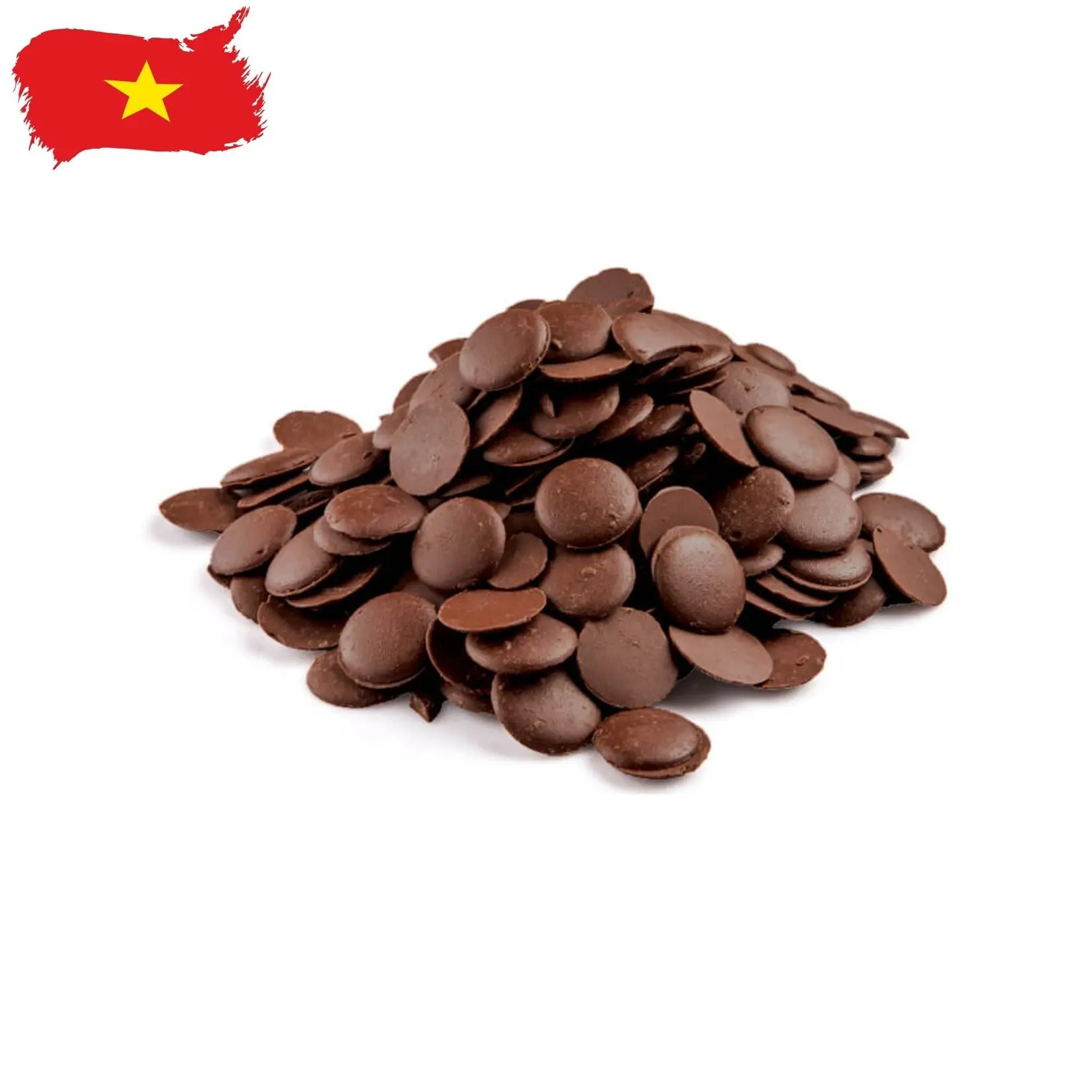 Premium Quality Vietnam Conched Cocoa Mass, Milk Chocolate Buttons For Chocolatiers & Patissier