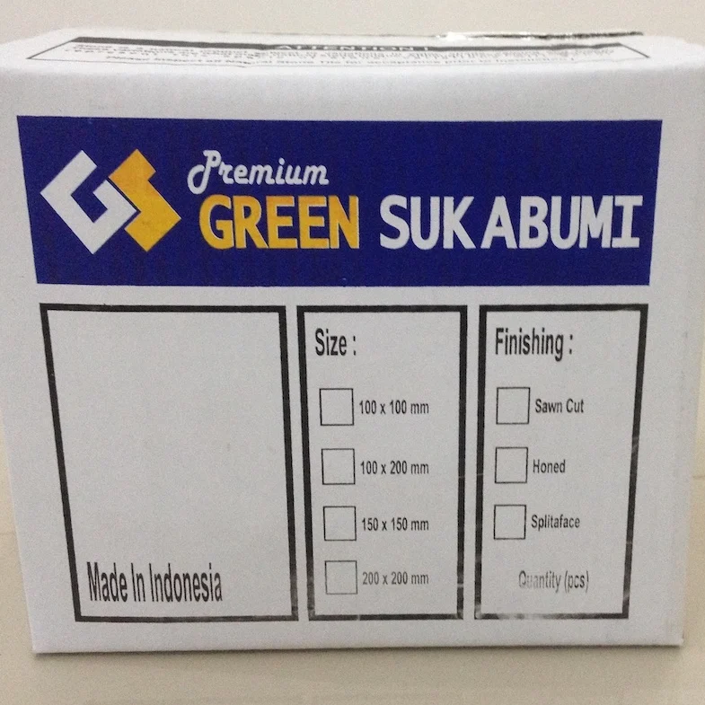 Green Sukabumi Stone for Swimming Pool Tiles - Bali Green Stone - Pedra Hijau Stone Exterior Floor Tile