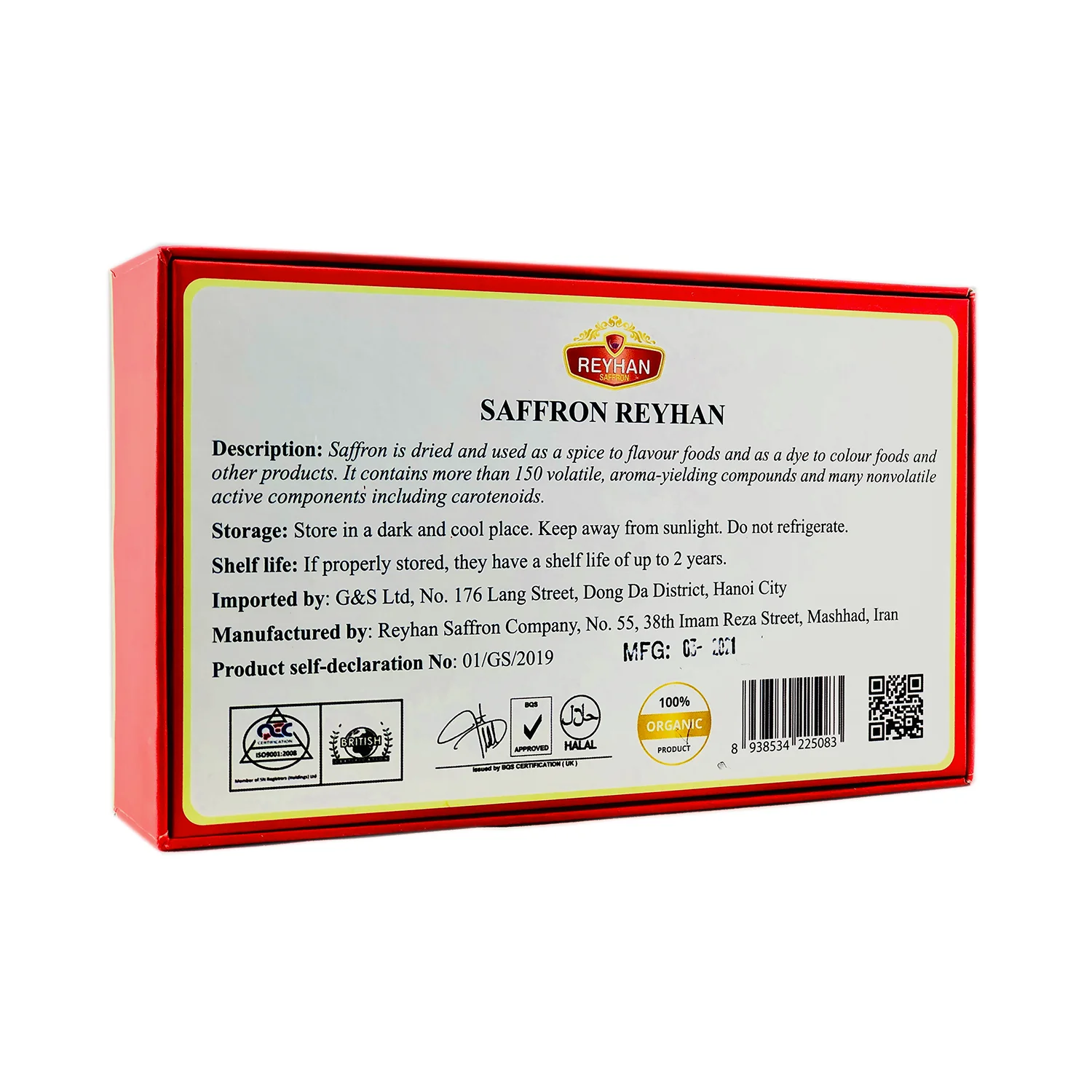 100% Pure Saffron Good For Health Easy To Use Good Price Best Quality Saffron V-Store Private Label