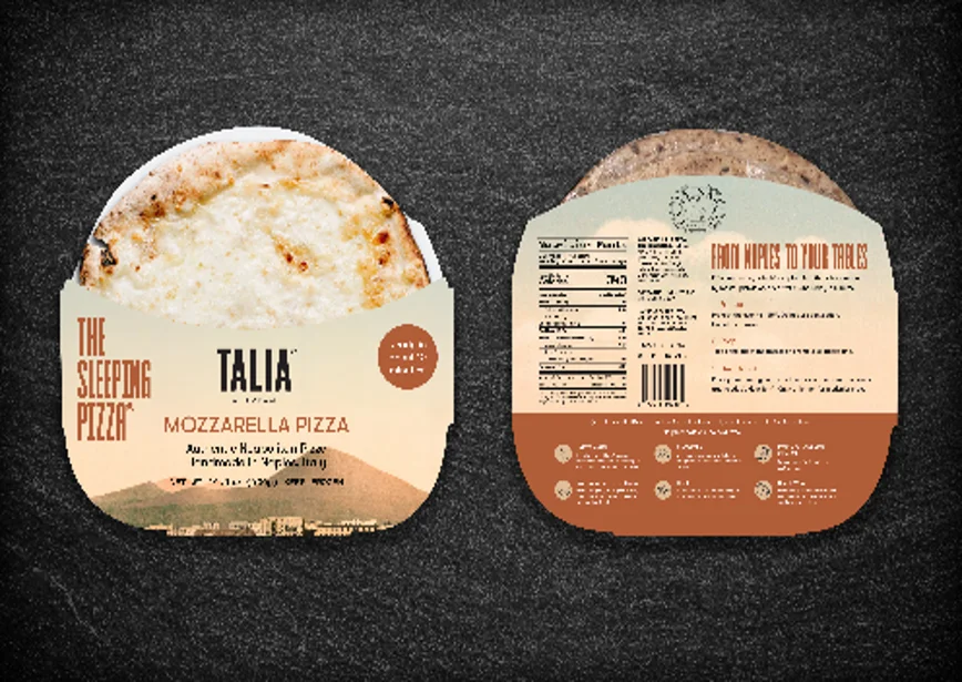  Замороженная пицца Mozzarella ручной работы полностью запеченная 100% натуральные без консервантов добавок ГИО