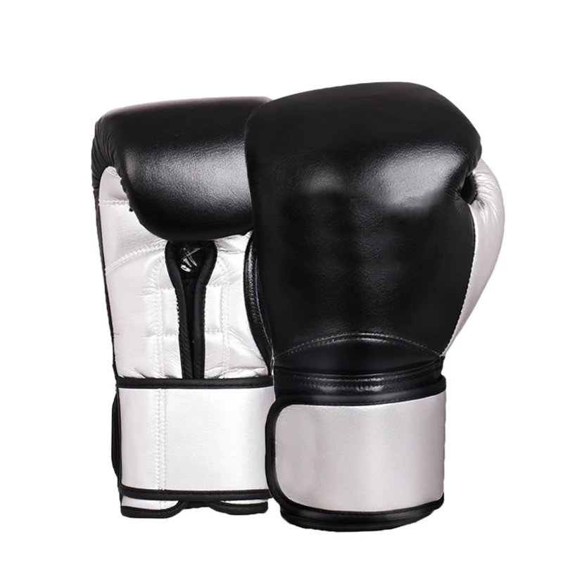  Высококачественные тренировочные прочные кожаные перчатки для кикбоксинга тренажерного зала бокса фитнеса