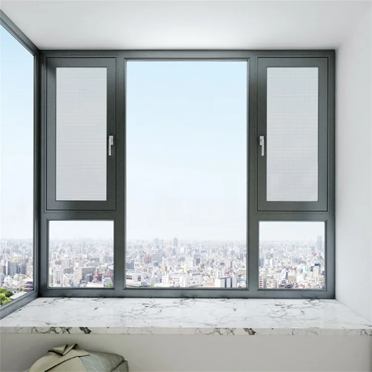 
German Style Windows Top Grade Professional Prices Of The Aluminum Windows Nigeria Prices Balcony Glazing Aluminum Windows 