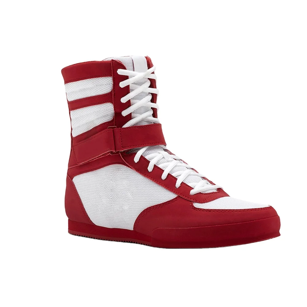 High Top Quality Boxing Shoes Custom logo Kick Boxing Boots for wholesale