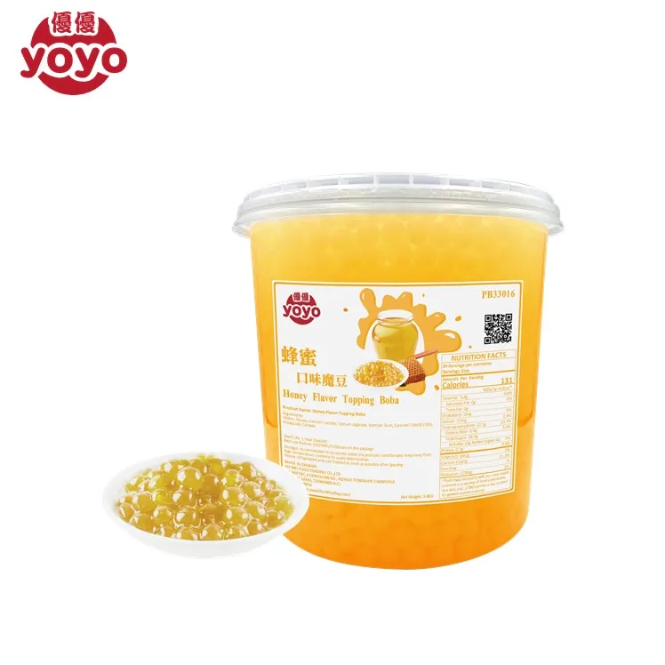 Соковый шар с ароматом меда Boba, Тайвань