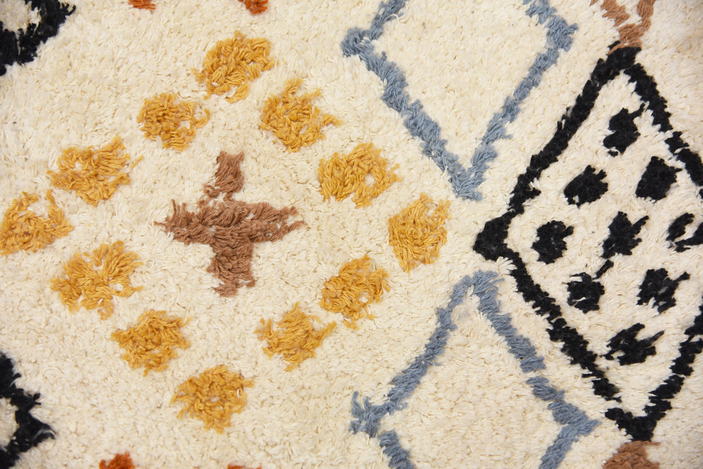 luxury hand knotted cotton woven tufted texture rug carpet