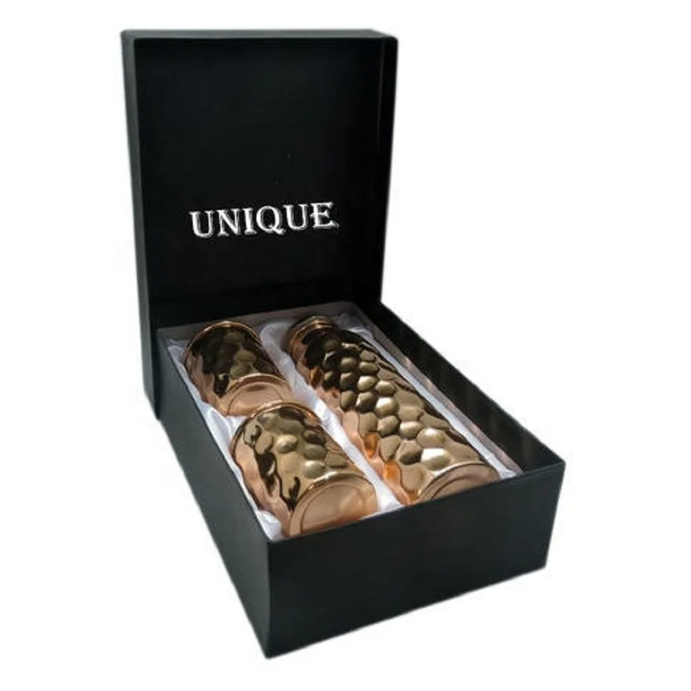 Modern Gift Pack Premium Pure Copper Water Bottle With Glasses Hand Hammered Decorative Copper Water Bottle