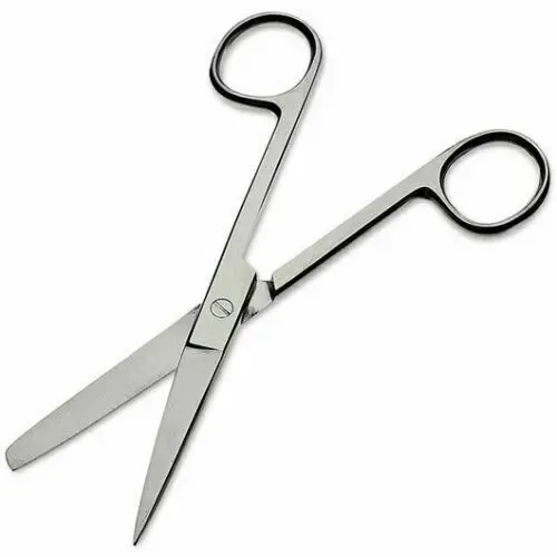 Sharp Cut Operating Surgical Scissors Essential Stainless Steel Instrument for Nurses Strait Curved Bandage Dressing Application