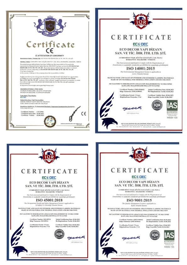 Оконная/дверная рама внешняя EPS формовка WDECO8C