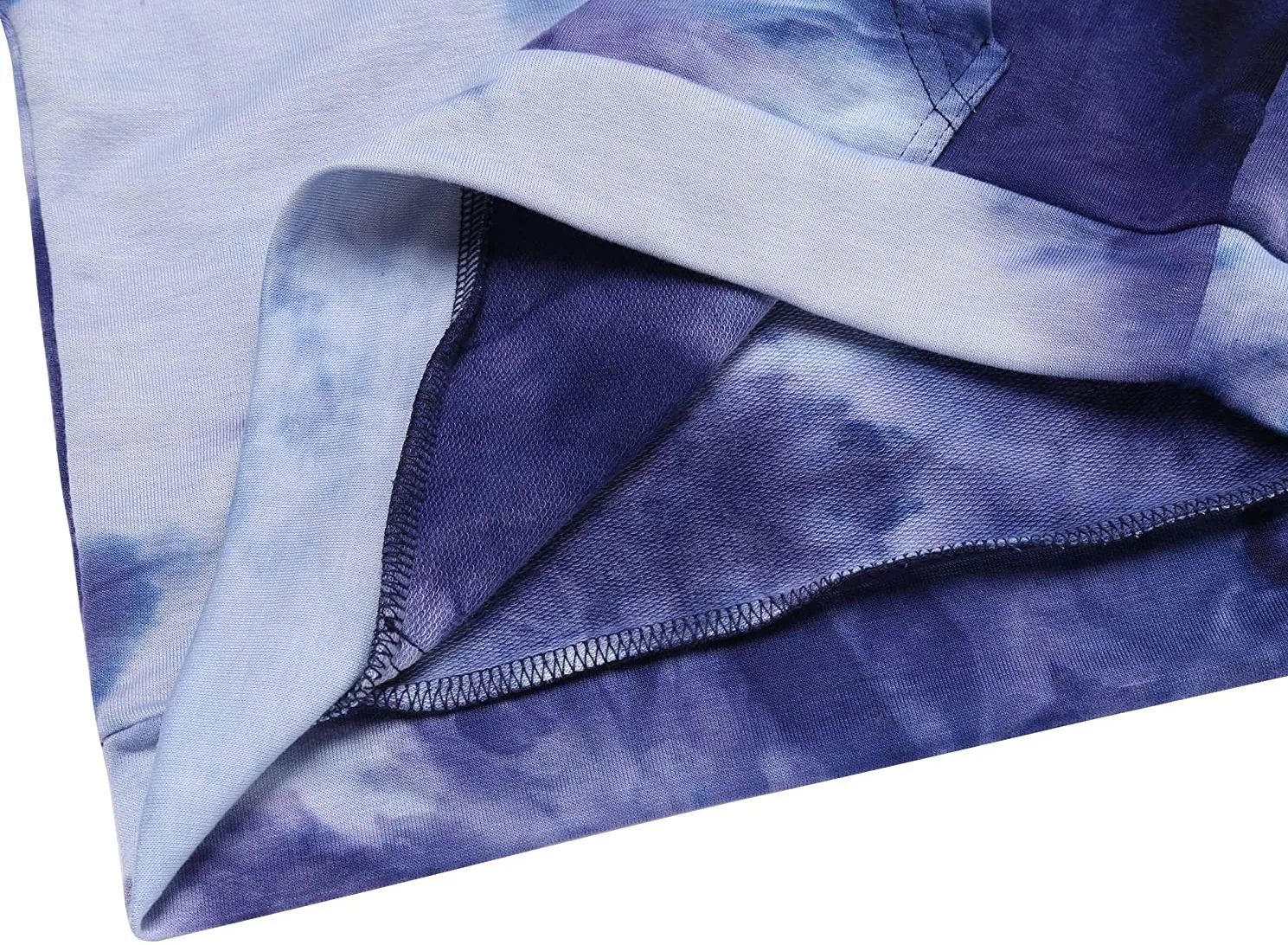 Girls Tie Dye Hoodies Sweatshirts Loose Casual Long Sleeve Pullover Hooded With Pockets Women Tie Dye Hoodies