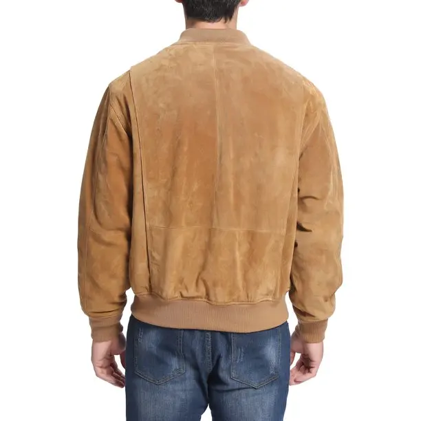 Мужская замшевая кожаная куртка-танкер времен Второй мировой войны (обычная и высокая)