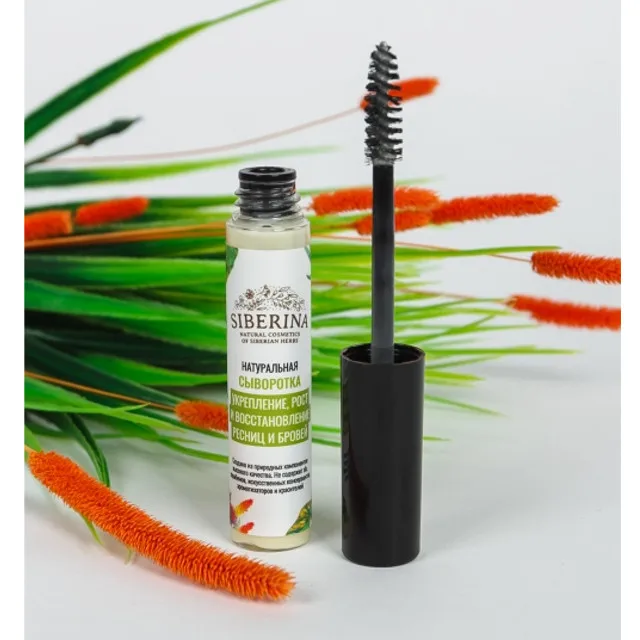 Natural serum to STRENGTHEN, GROW and RESTORE LASHES and EYEBROWS makeup eyes natural cosmetics