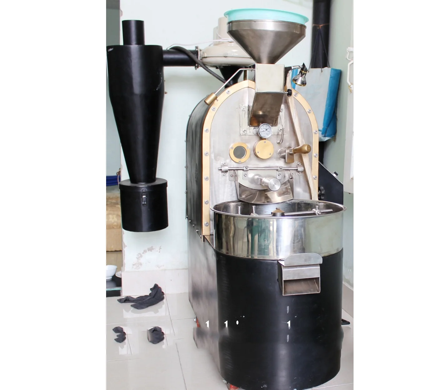 Vietnam Large Size Coffee Bean Bakery Equipment /Roasted Coffee Bean Producing Machine / Ethiopian Coffee Beans Roasting Machine