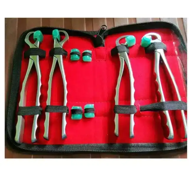 
Dental physics extraction forceps Medical high quality 4 pcs set dental extractions surgical instruments Adults/students 