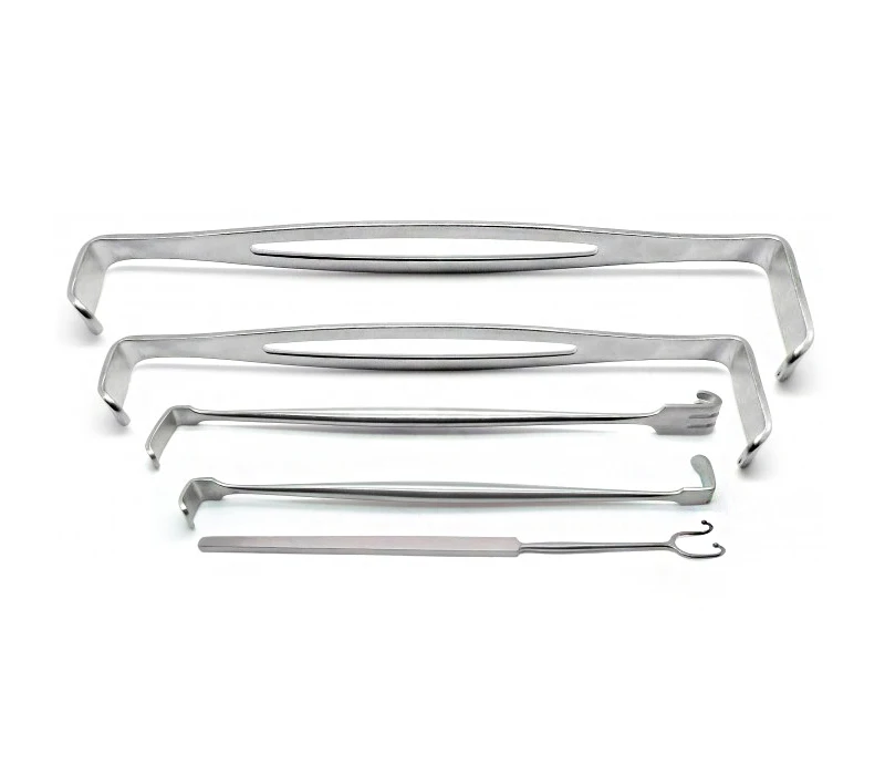 Hot Sale Premium Quality Surgical Retractors Set of 5 German Stainless Steel Non Magnet
