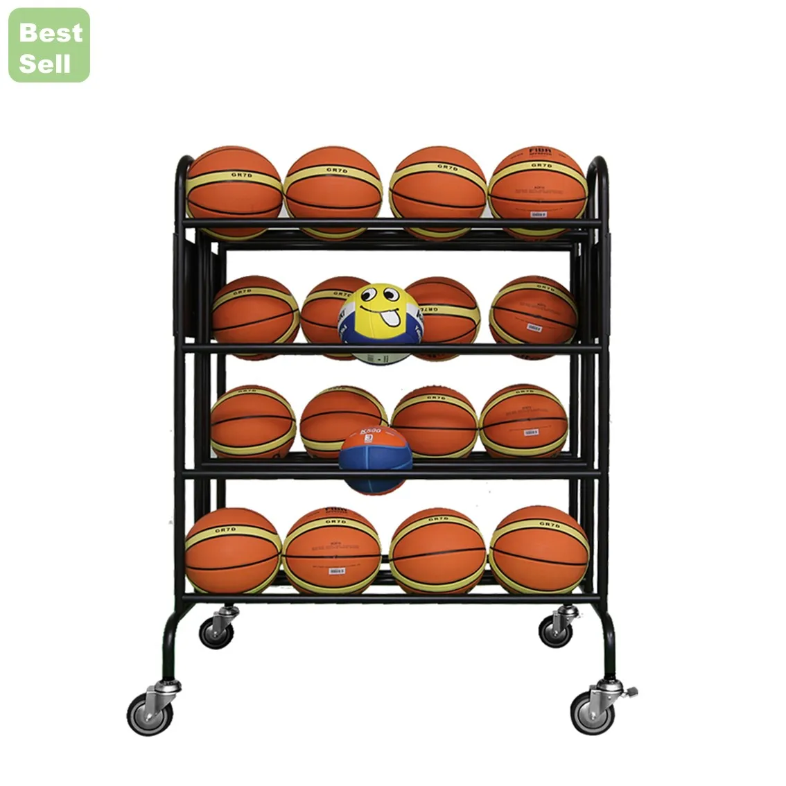 Ball organizer cart ball organizer cart storage cart