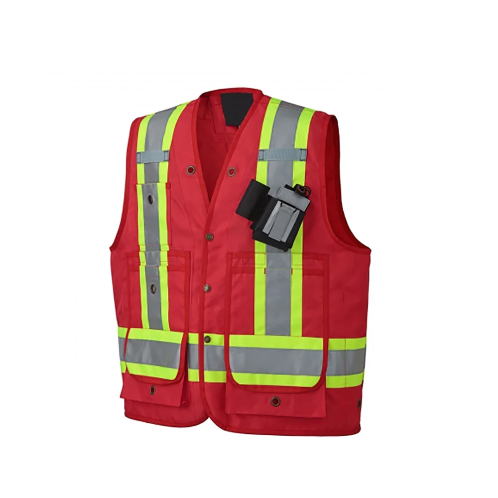 Safety Wear Vests Reflective Color Site Working Road Traffic Warden Engineers Safety Vests