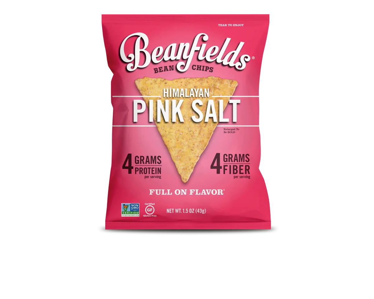 Bean Chips Beanfields Himalayan Pink Salt Vegan Bean Chips 1.5oz Case Made In USA