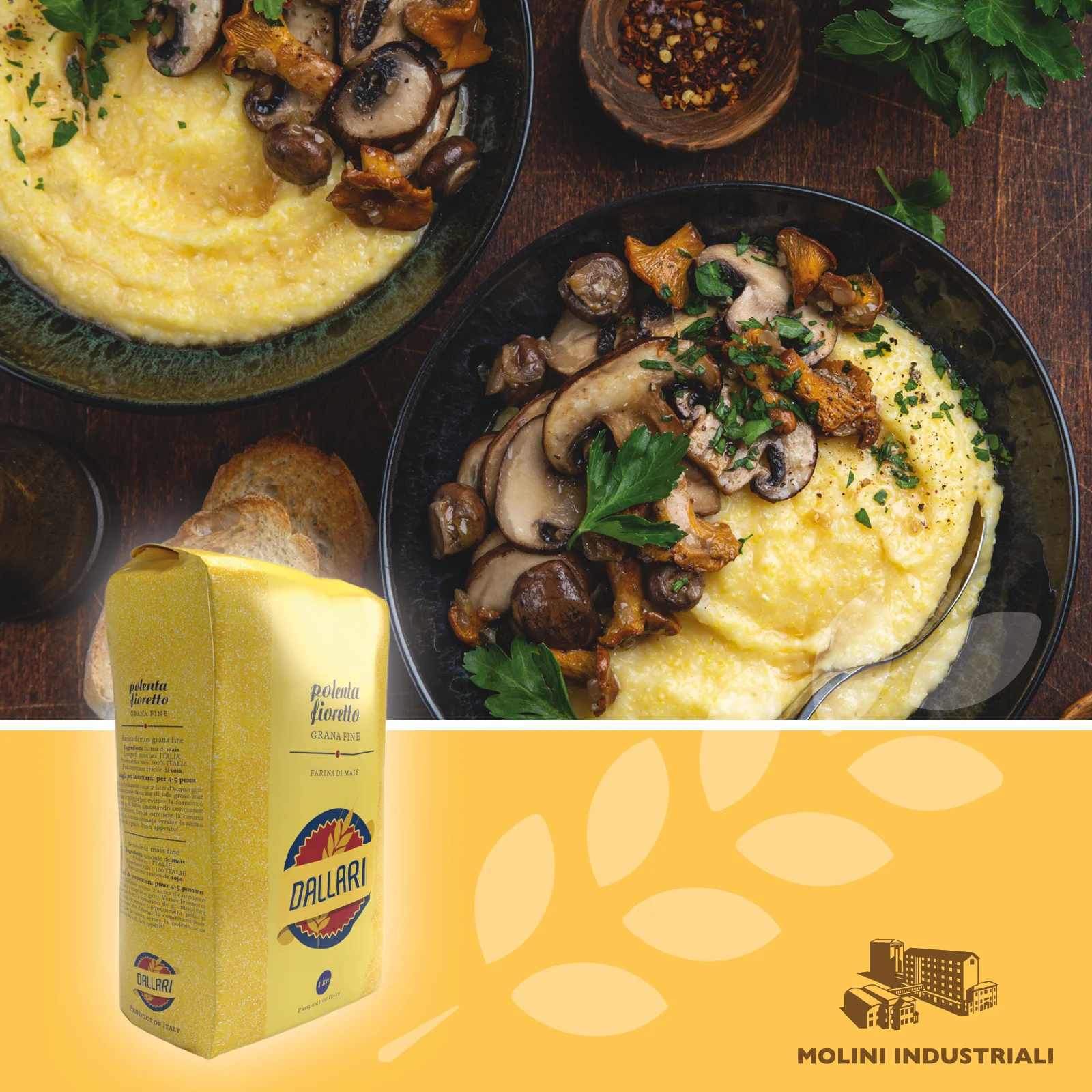 TOP QUALITY ITALIAN MAIZE FLOURS FOR POLENTA GLUTEN FREE: SPECIAL RETAIL FLOUR BUNDLE