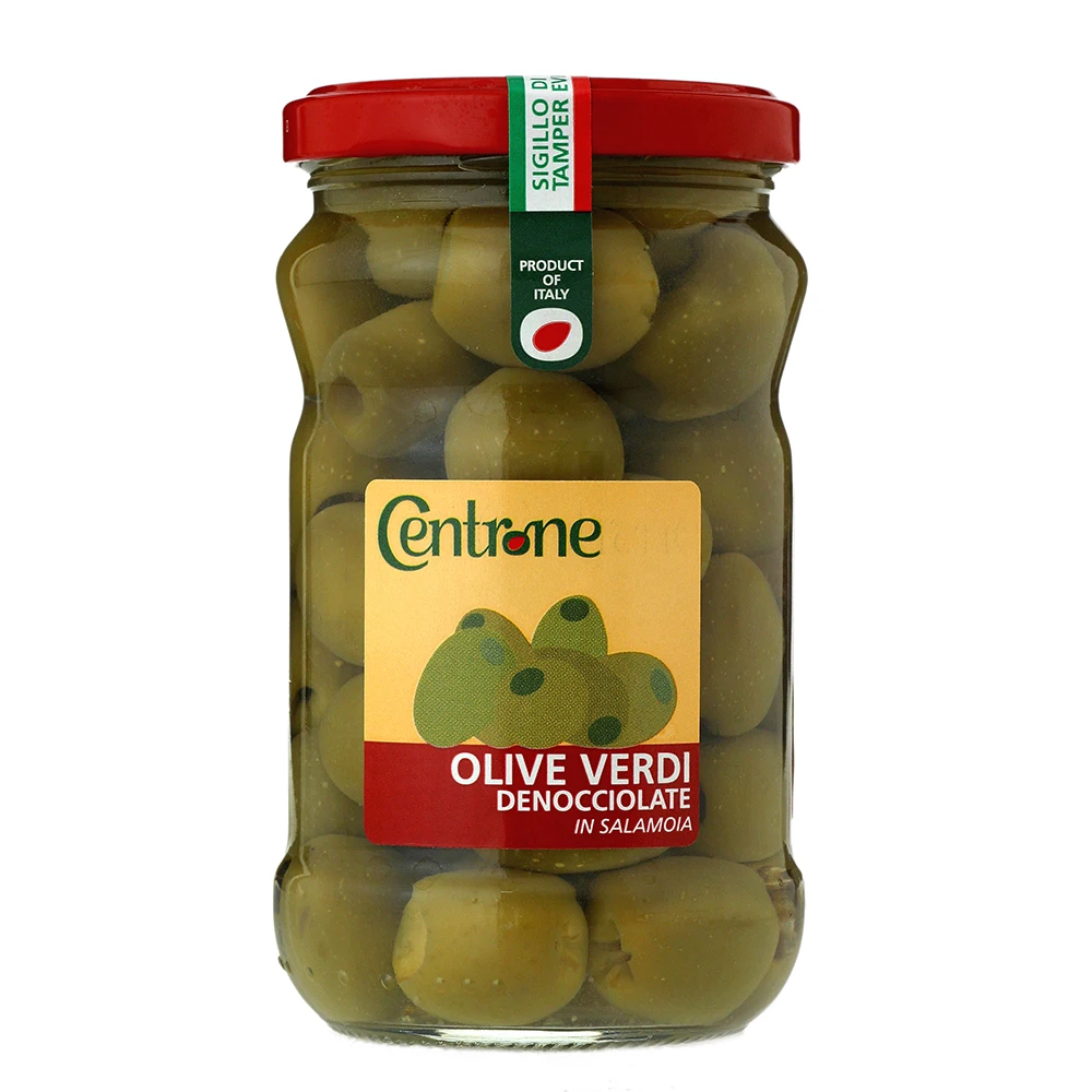Centrone  olives stoneless green pickled in brine
