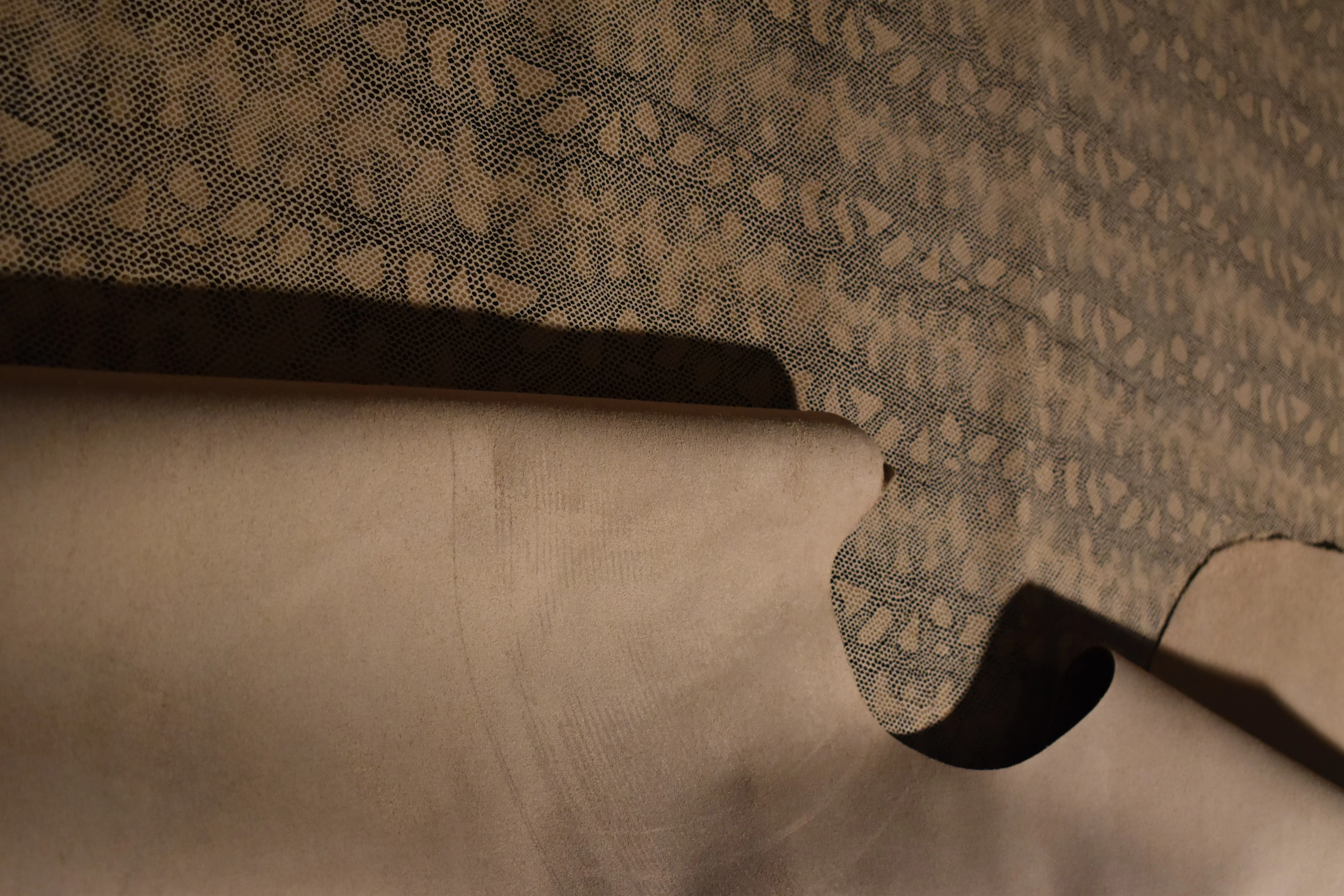 SnakeSkin Leather Made Italy in Cow Split Leather Perfect for Cool Shoes Belts and Bags