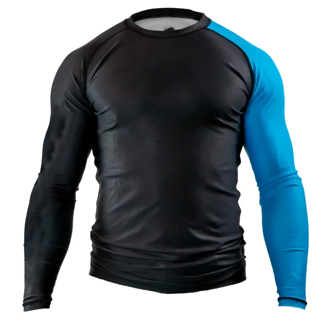 Men Swimming Rash Guard Long Sleeve Quick Dry Surf Driving T Shirt