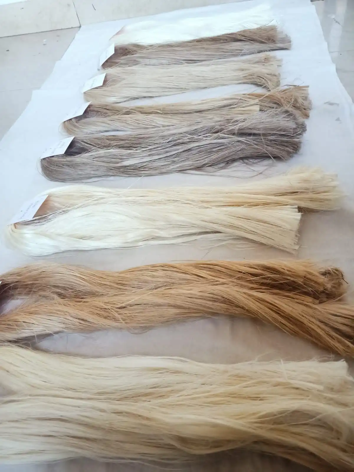 natural  fiber hair  extensions mde from pineapple, banana, aloe vera, abaca, snake tree , sisal , nettle  manila , hemp