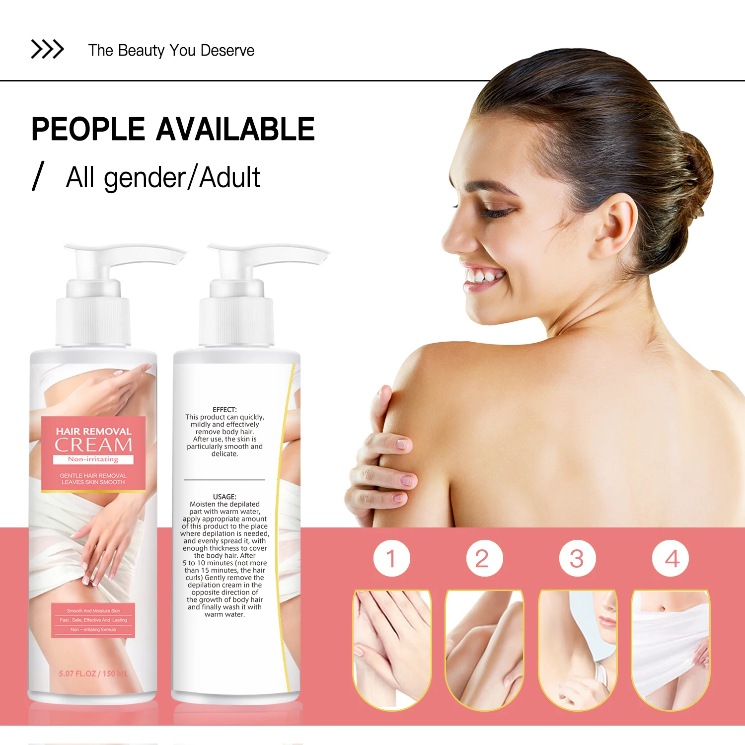 Hair Growth Inhibitor High-Quality Professional Body Hair Removal Cream For Men Women Painless Hair Removal Cream