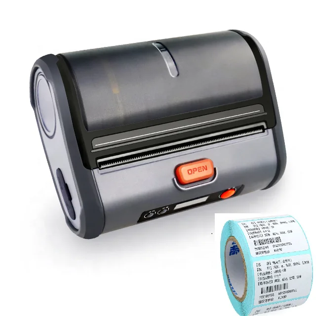 Фабричный индустриальный Android/IOS/WM 4*6 100 мм мини-чековый штрих-код 4-дюймовый портативный принтер для этикеток