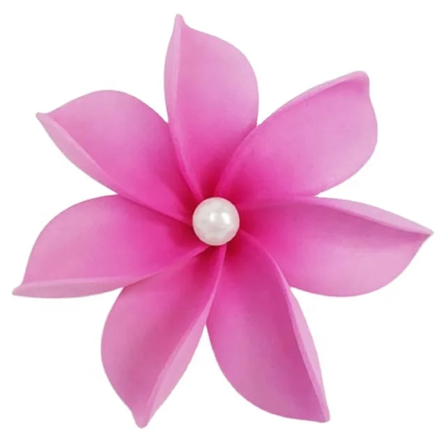 Best seller good quality Handcraft Handmade artificial tahitian foam flower with special tattoo and color pattern
