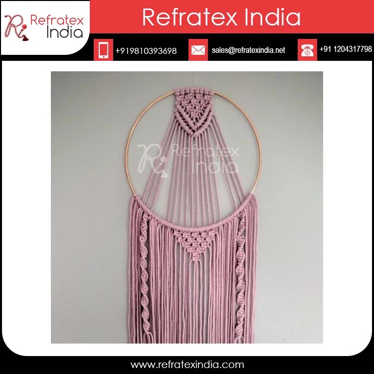 New  Decorative Cotton  Macrame Dream Catchers