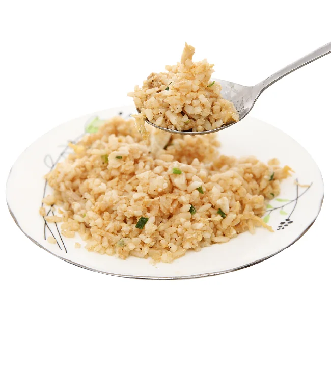 Wholesale Vietnam instant food 100% fresh ingredients Salted fish & Chicken fried rice