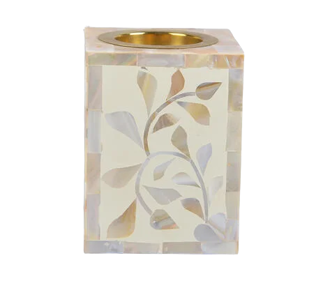 Tradnary High Quality Handicrafts Mother of Pearl Inlay Round Tray Box Incense Burner Bakhoor Set Arabic Mop Mubkhar Ramadan