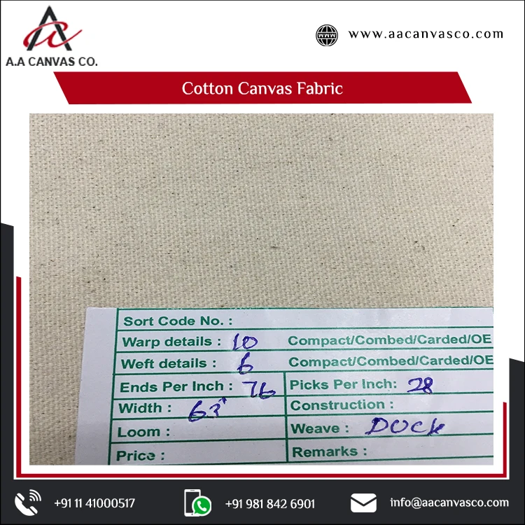 10 унций органического чистого хлопка 100% утиный холст ткань Calico Duck оптовая продажа