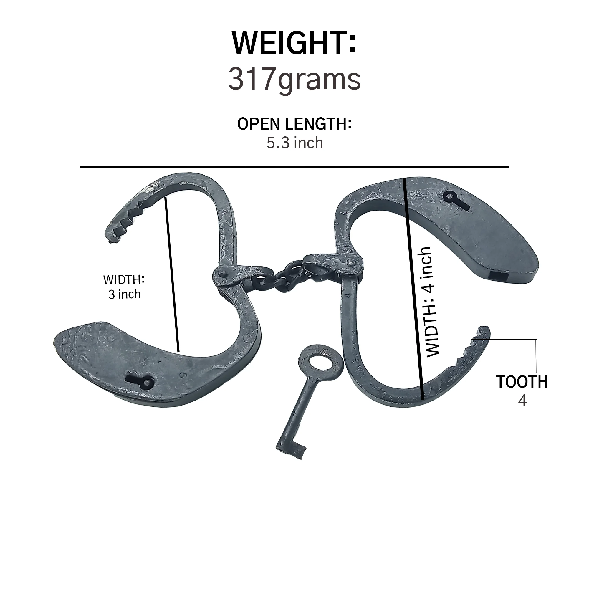 Винтажные наручники для искусства и коллекционирования разработанные средневековым
