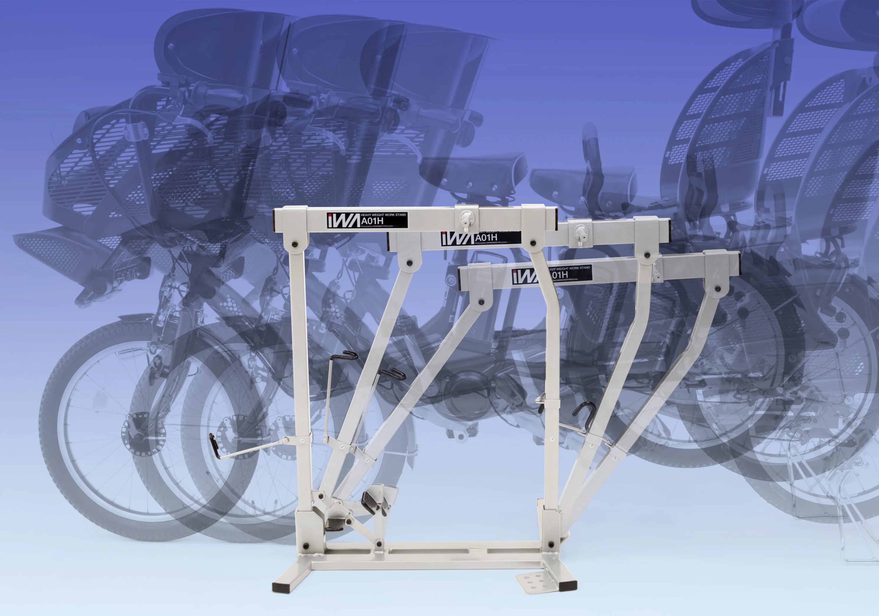 
High quality iWA floor steel park tool repair bicycle vertical stand 