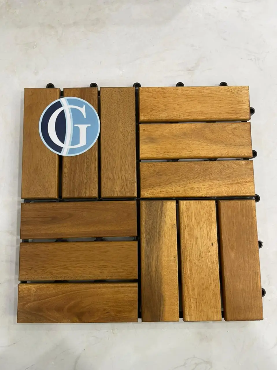 High quality wood floor for balcony garden from Vietnam High durable hardwood flooring outdoor interlocking wood deck tiles