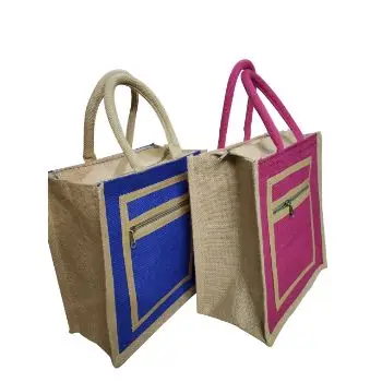 Best Quality Handmade  Buy Original Jute Lunch  Tiffin Bag handbag Waterproof Free Size Multi Color Best Price In Delhi India