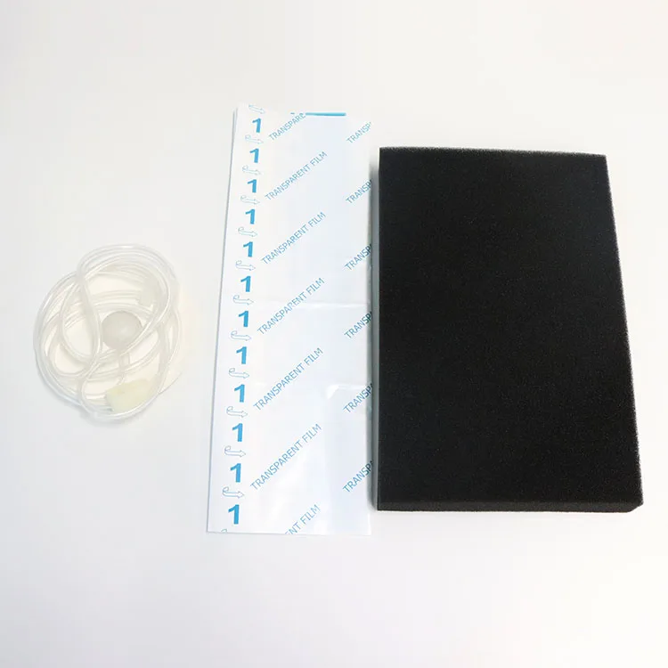 BLUENJOY Transparent Film Dressing +Foam+Capula with Plastic tube Disposable NPWT Dressing Kits for Wound Care