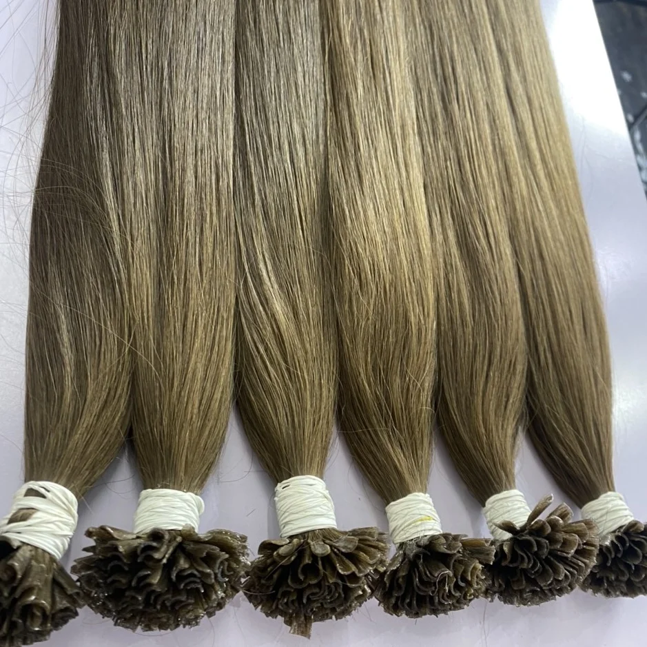 I Tip U Tip Nano Human Hair Extension High Quality, micro ring 100% Remy Human Virgin Hair