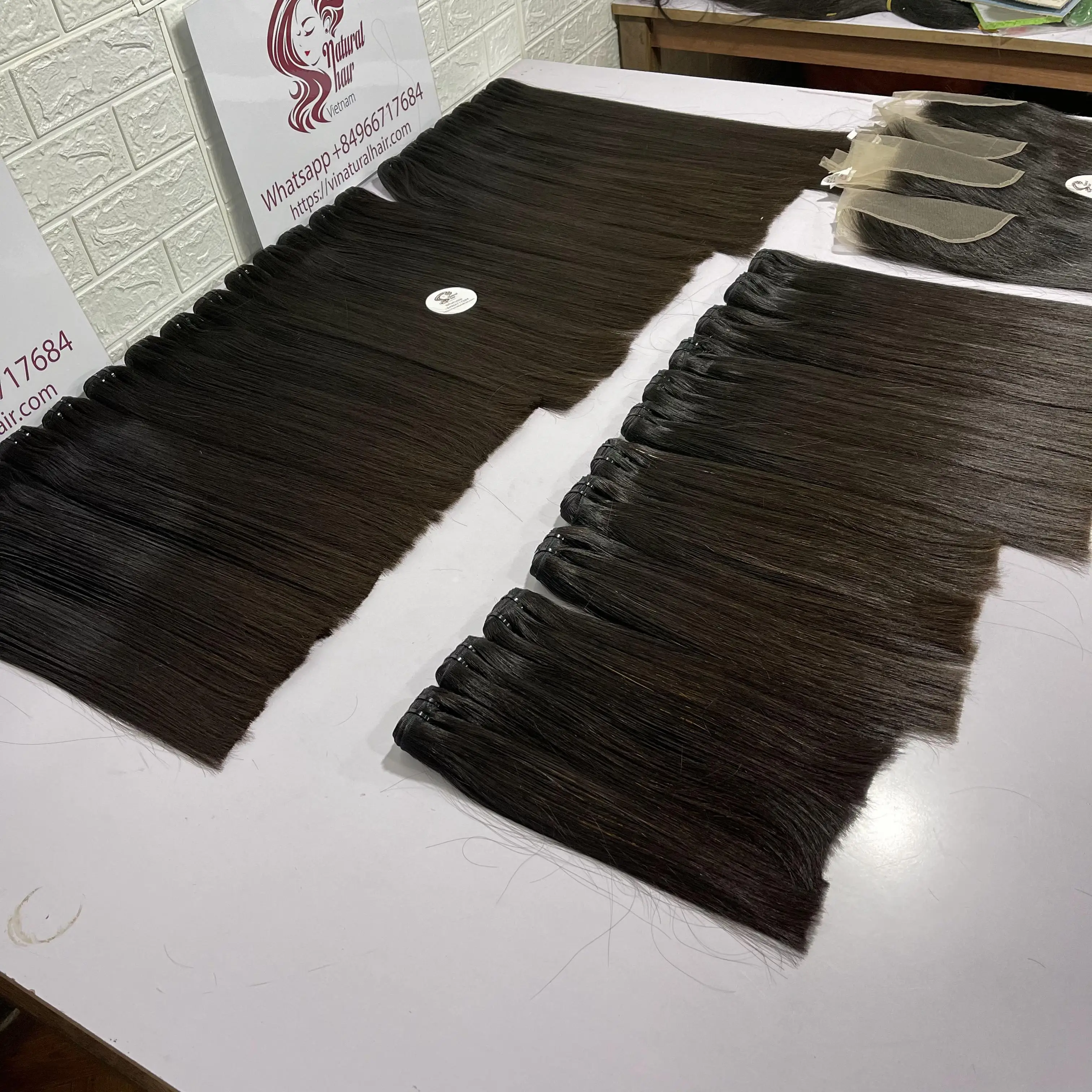 Лучшая цена человеческие волосы для наращивания пучок вьетнамская натуральная черная цветная фабрика из Вьетнама