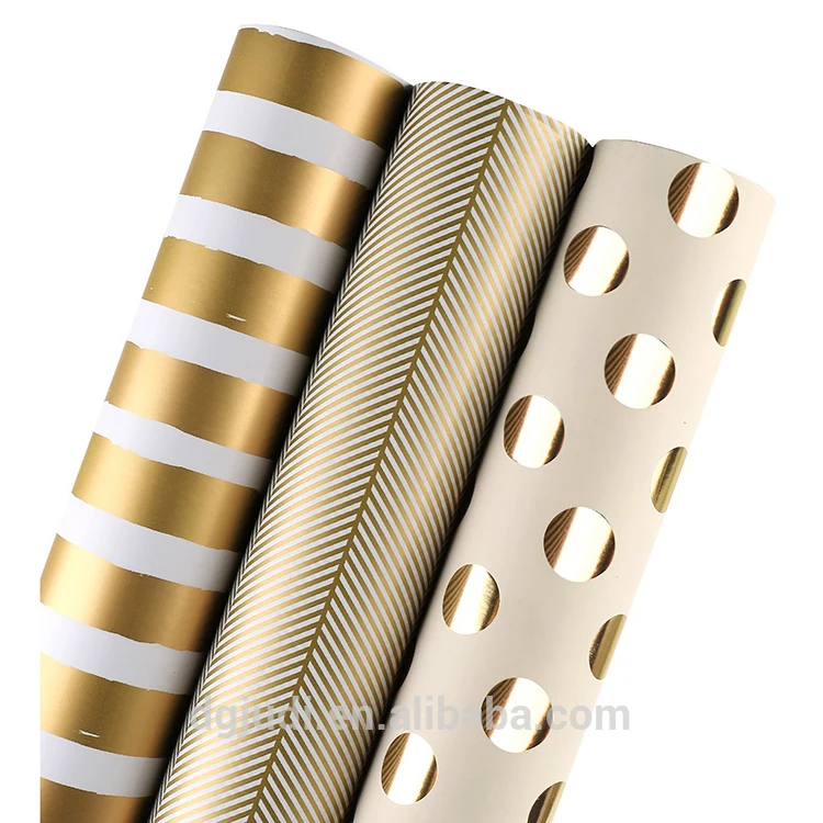 New pattern Crepe Packaging Gift Wrapping Paper Size wrapping paper roll gift with best price