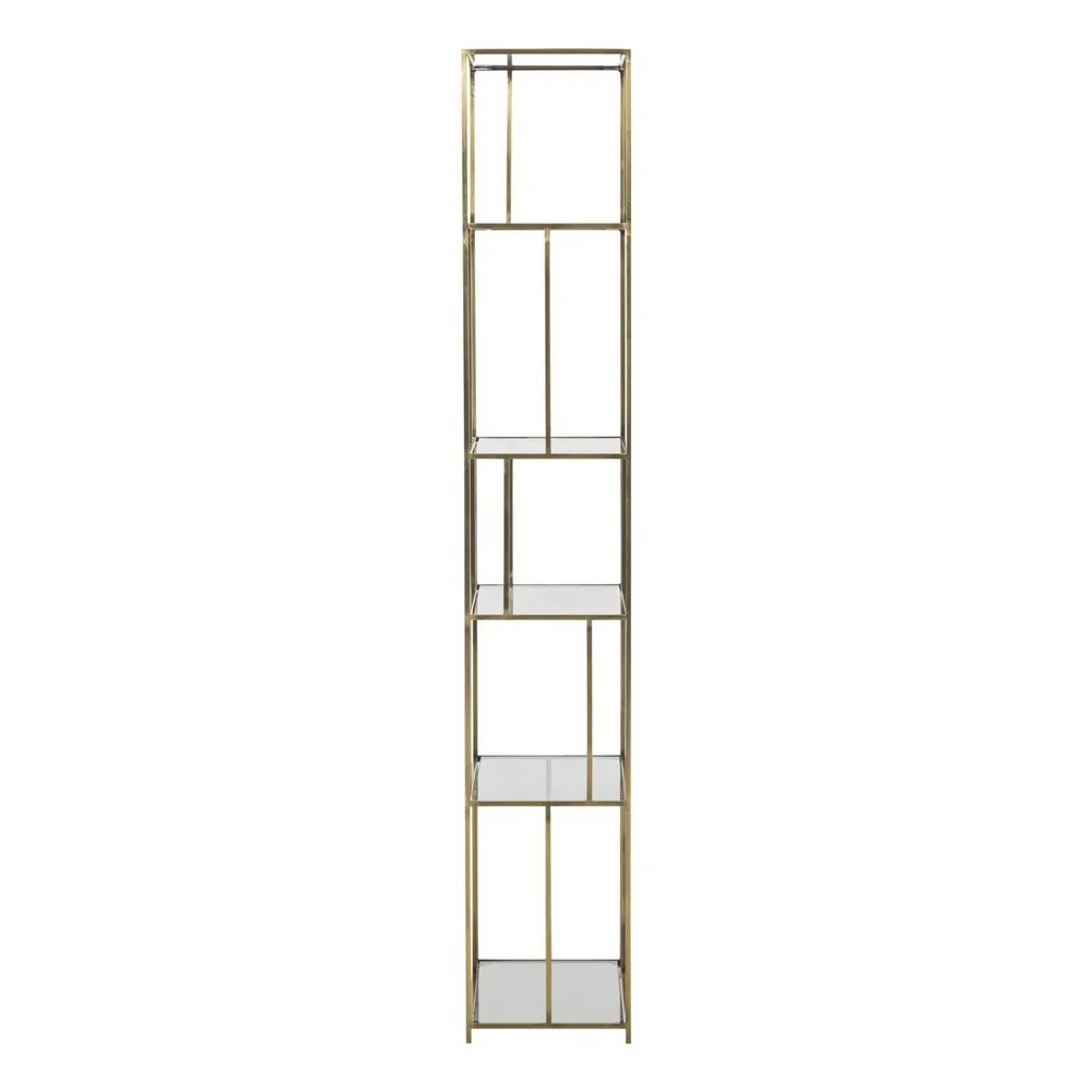 Steel Clothing Display Stand Display Racks Store Boutique Gold Modern Store Bag Gold Metal Display Rack Stand Bookcase Vitrine