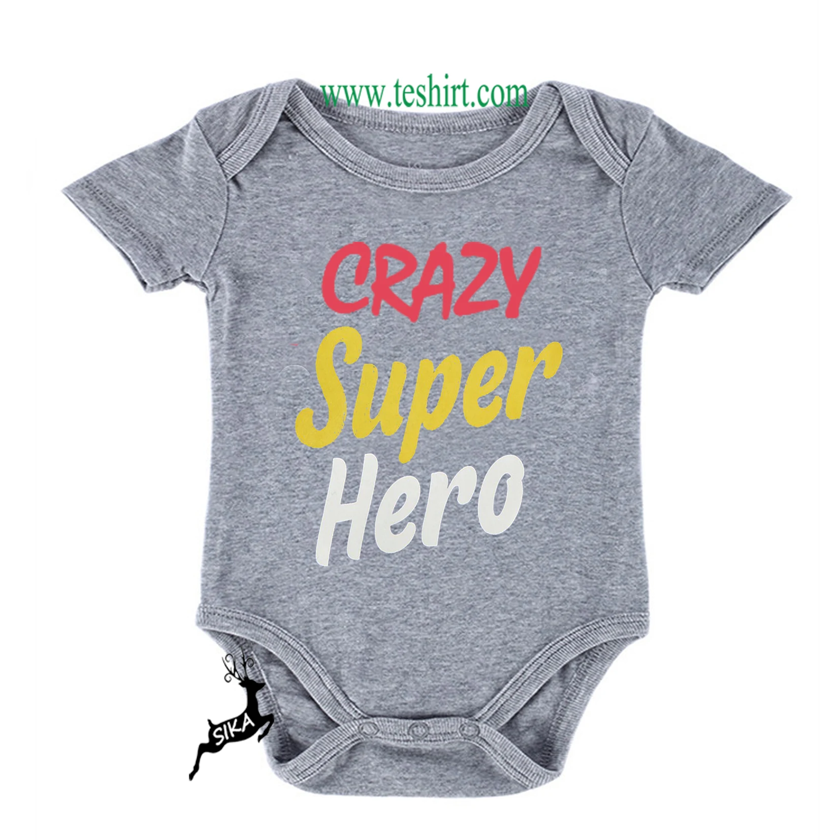 gots certified organic ocs cotton romper animal cartoon Printed supima Cotton Fabric Baby Clothes Newborn rompers bodysuit