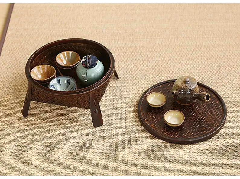 Mini Bamboo Tea Table