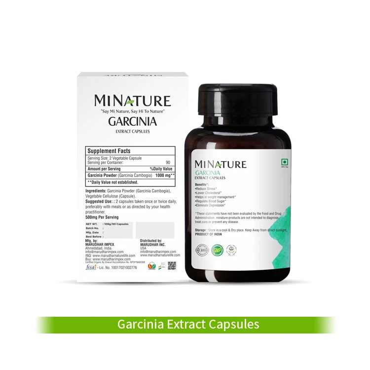 100% Pure Natural Garcinia Cambogia Extract Capsules from Leading Indian Dealer